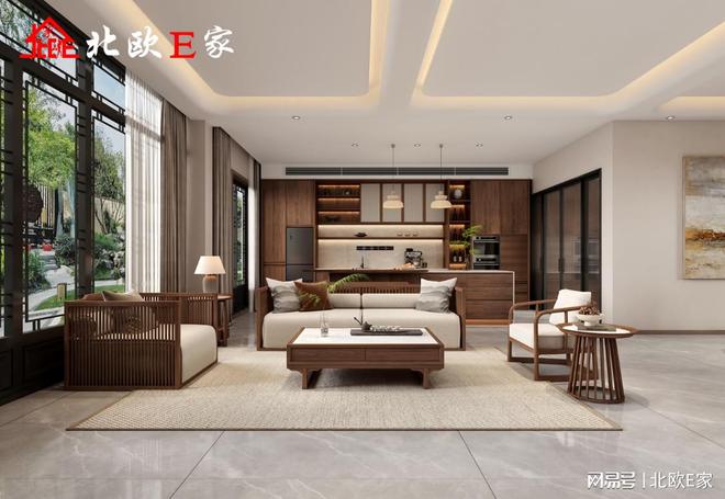 北欧E家:新中式家装设计美得不可方物(图2) 北欧E家:新中式家装设计美得不可方物(图2)