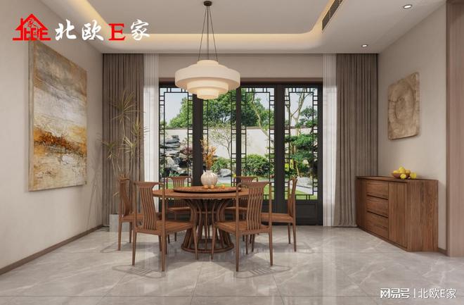 北欧E家:新中式家装设计美得不可方物(图4) 北欧E家:新中式家装设计美得不可方物(图4)